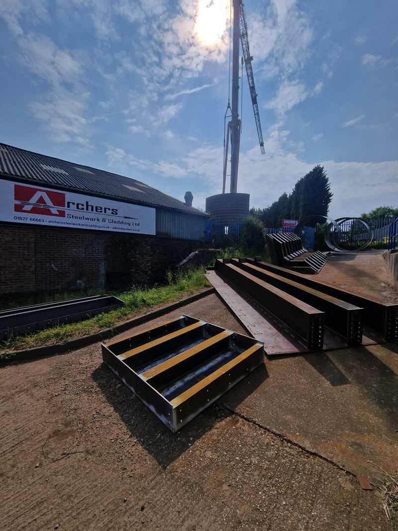 Block Hopper Cladding Quarry Hoppers - Archers Steel Work and Cladding Tamworth